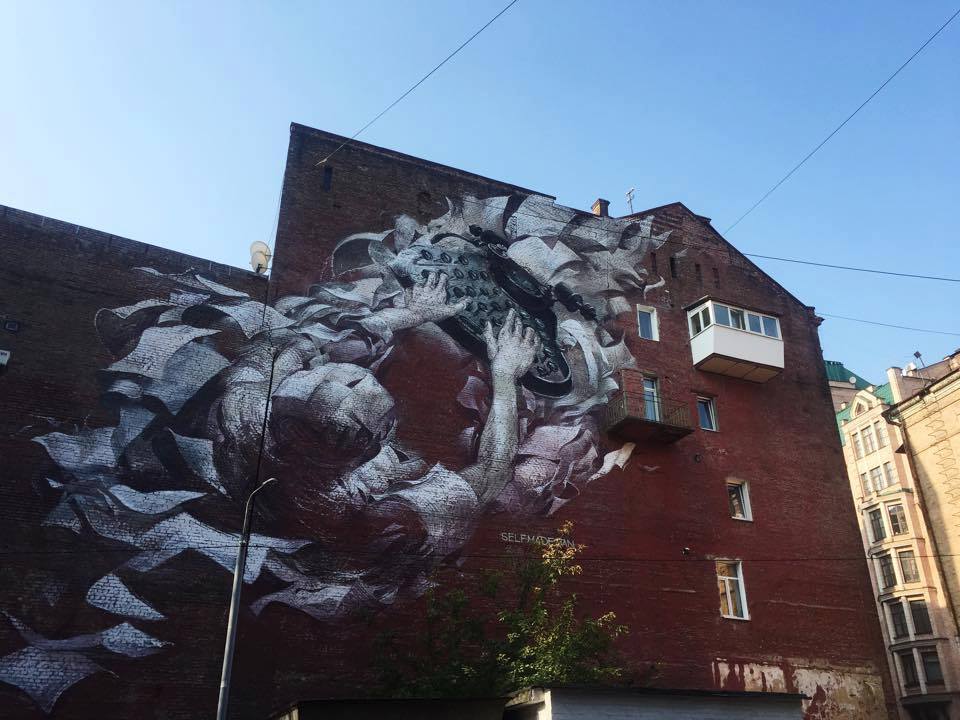 Прекрасное рядом: 25 самых красивых и популярных муралов в Киеве