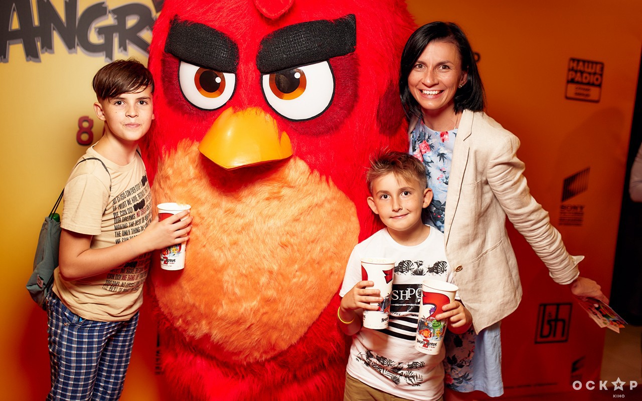 В Киеве состоялась премьера мультфильма "Angry birds в кино 2"