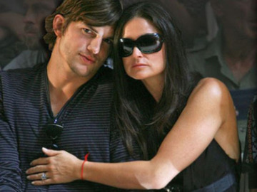 Деми Мур и Эштон Катчер