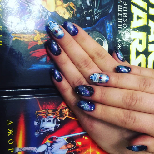 новий nail-арт для прихильниць фільму «Зоряні війни» 