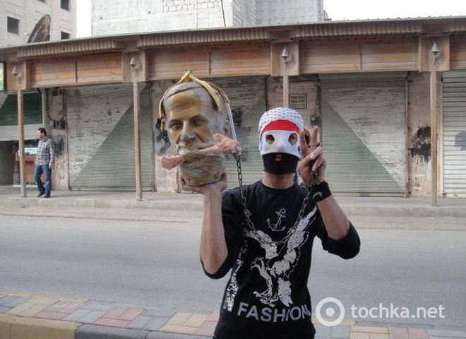 Протесты против президента Сирии Башара Асада