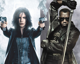 Битва персонажей: Блэйд против Селины из Другого мира