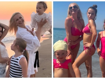 Ребрик із трьома дочками відвідала пінну вечірку на відпочинку в Туреччині