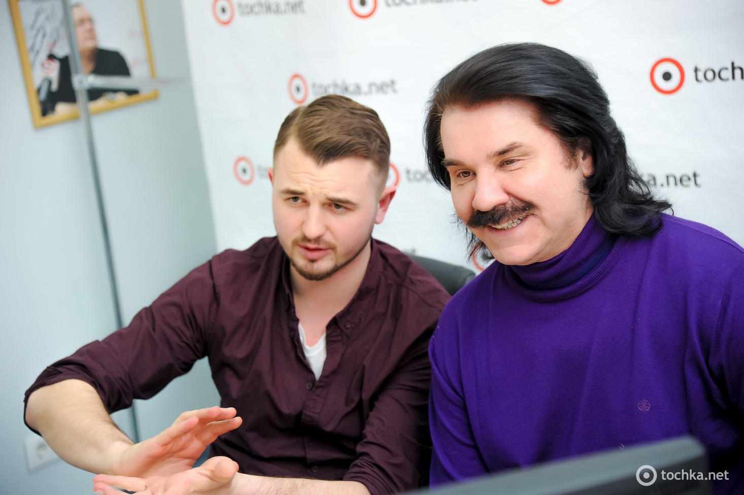 Павел Зибров и Женя Янович в гостях у tochka.net