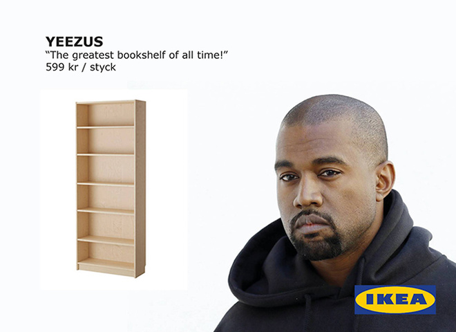 Каньє Уест створить меблі для IKEA