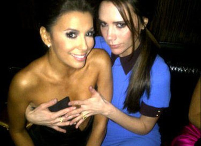 Виктория Бекхэм и Ева Лонгория