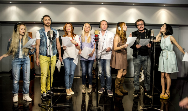 Запись песни "Оберіг"