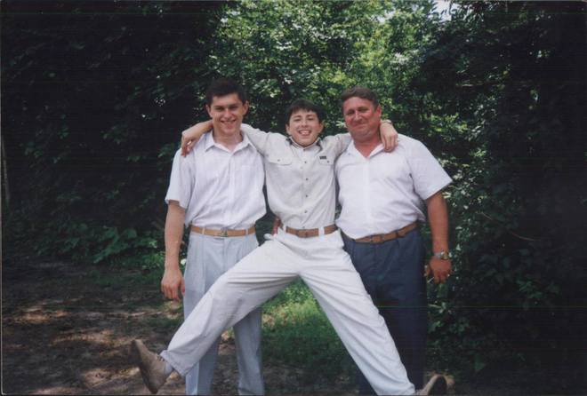 Сергей Притула с отцом