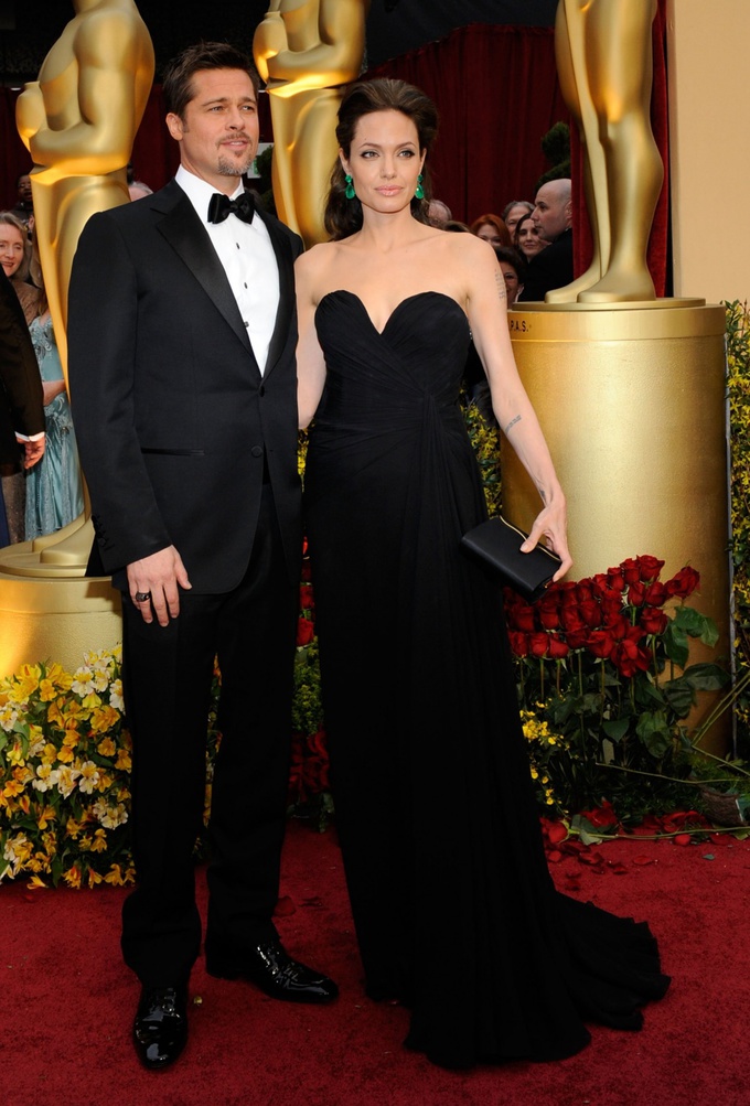 Анджеліна Джолі і Бред Пітт на червоній доріжці: Оскар 2009