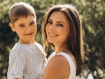 Зірка «Спіймати Кайдаша» Хижняк похвалилася новою фотосесією із 8-річним сином