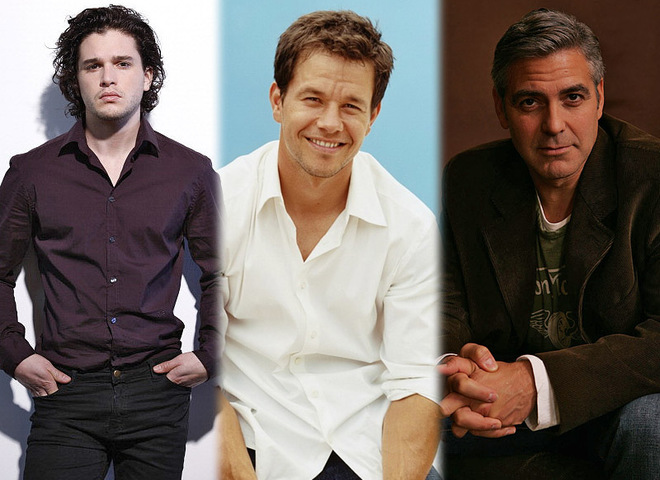 Мужчины в кино: Джордж Клуни, Марк Уолберг, Кит Харингтон