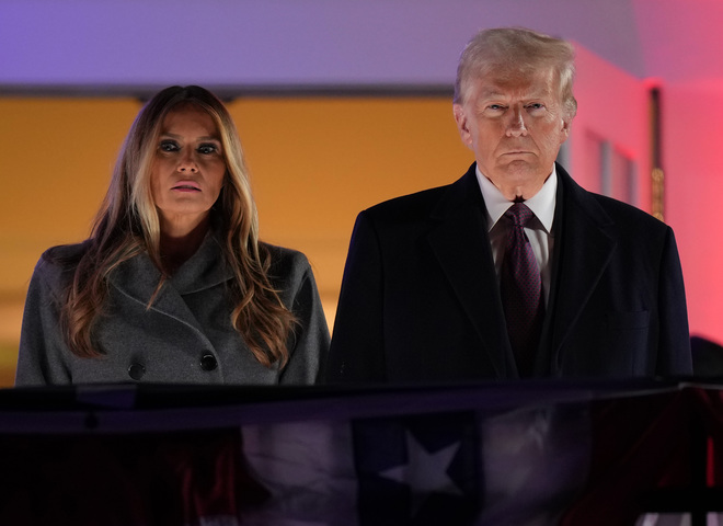 Трамп запостив архівне фото з весілля з Меланією на честь 20-ї річниці шлюбу