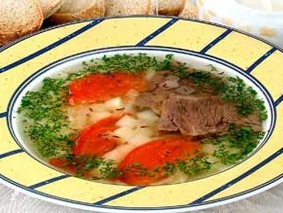 Суп острый с картофелем и рисом