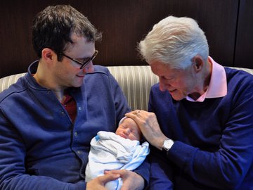 Білл Клінтон і його онук