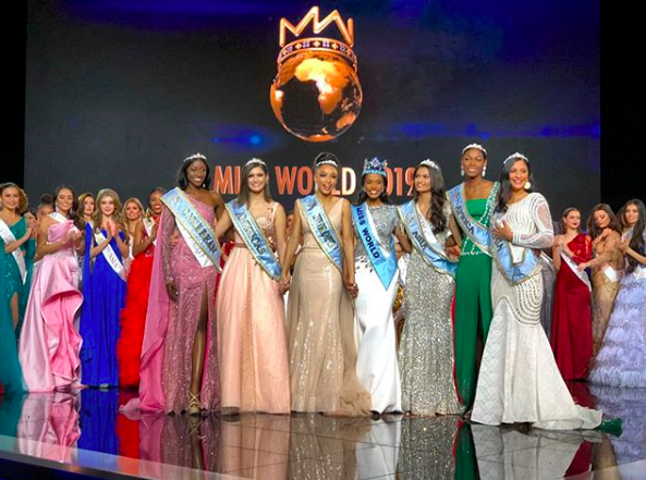 Лауреатки конкурса "Мисс Мира 2019"