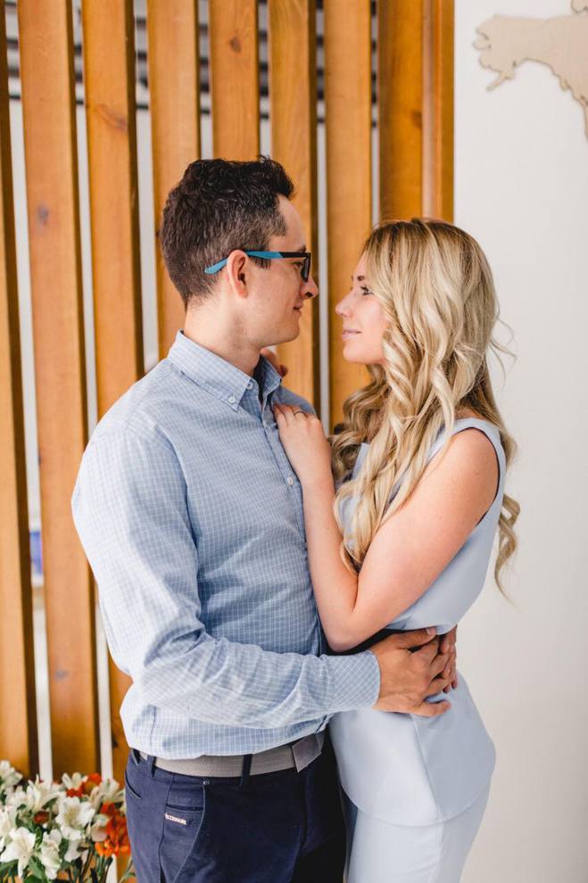 Мария Мельник с мужем