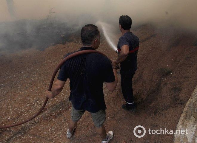 Лісові пожежі в Іспанії