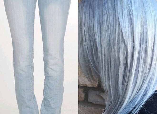 волосы цвета любимых джинсов