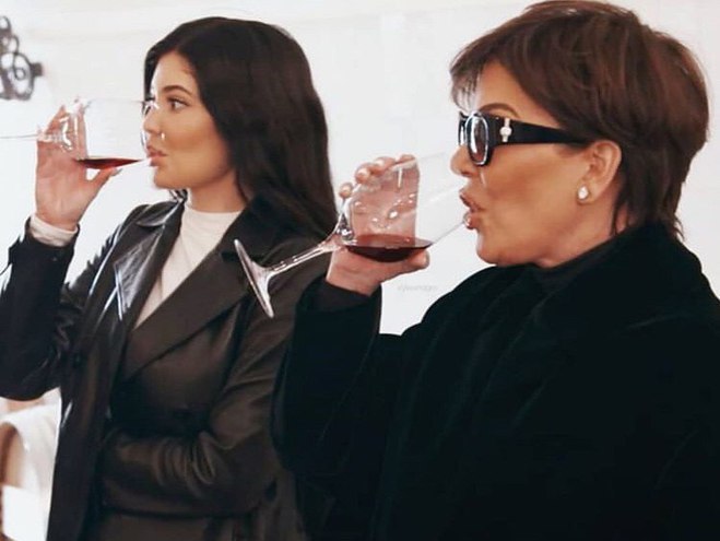 Кайли и Крис Дженнер