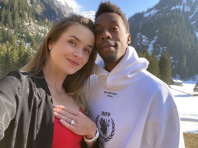 Элина Свитолина и Гаэль Монфилс