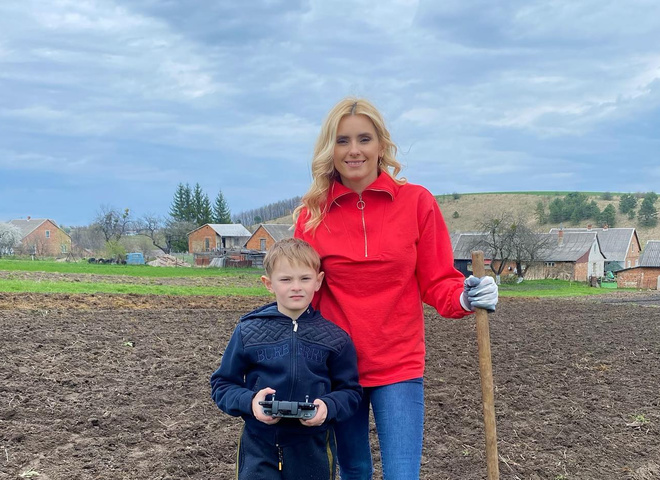 Ирина Федишин с сыном