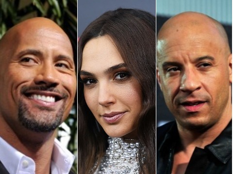 Дуэйн Джонсон, Галь Гадот, Вин Дизель