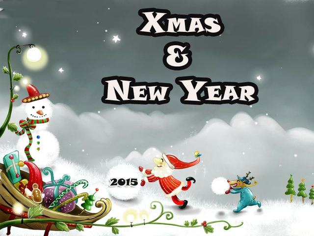 С Рождеством и Новым Годом 2015
