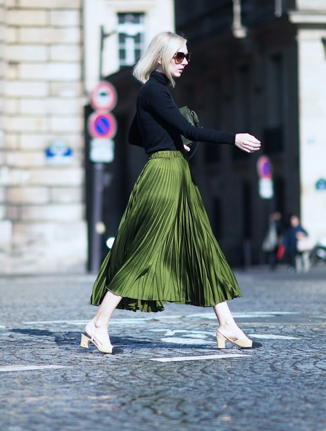 Модные юбки 2016: плиссе