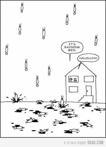 Its raining man!