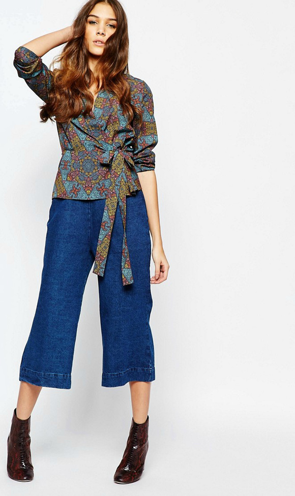 Модные тенденции 2016: джинсы-кюлоты