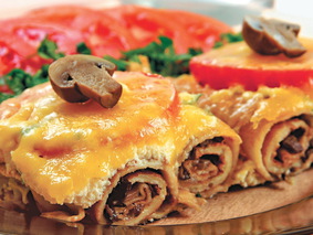 Грибная закуска с творогом