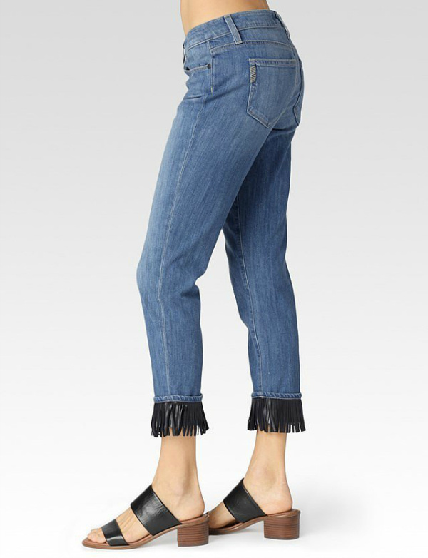 Модні тенденції весни 2016: джинси з бахромою