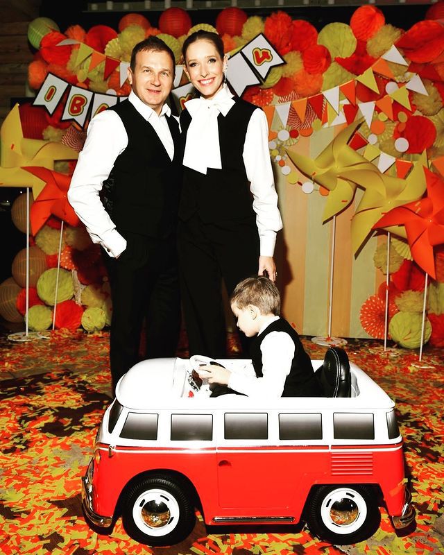 Катя Осадчая и Юрий Горбунов с сыном