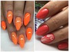 Помаранчевий манікюр