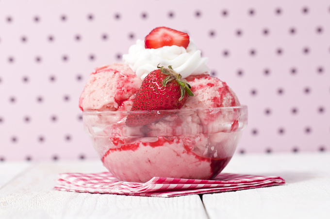 Мороженое с летними фруктами: рецепт