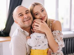 Екатерина Репяхова и Виктор Павлик с сыном