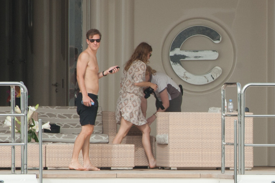 принцесса Беатрис на яхте Абрамовича