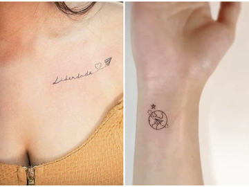 Минимализм: красивые маленькие татуировки