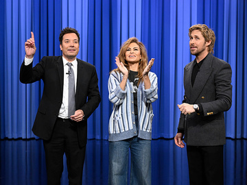 Раян Гослінг та Єва Мендес вперше за 13 років з'явилися разом на публіці