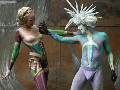 Фестиваль бодиарта в Австрии