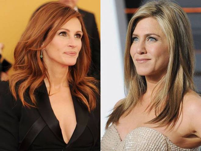 Джастин Теру и Дженнифер Энистон