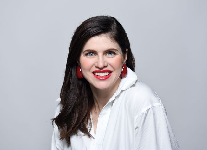 Александра Даддаріо показала фігуру через тиждень після пологів