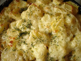 Картошка с сыром в мультиварке