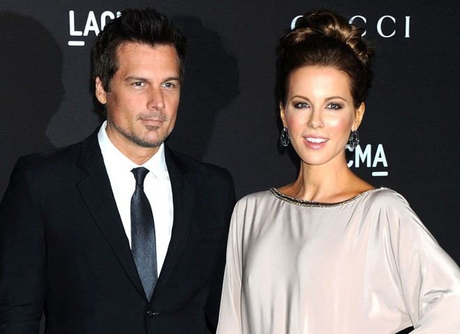 Кейт Бекінсейл и  Лен Уайзман 