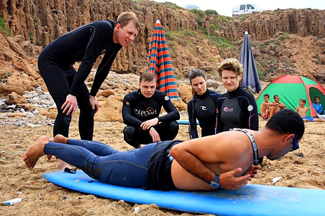Серфінг в Марокко: школа серферів
