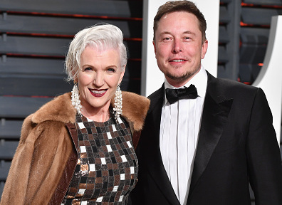 Мэй Маск и Илон Маск