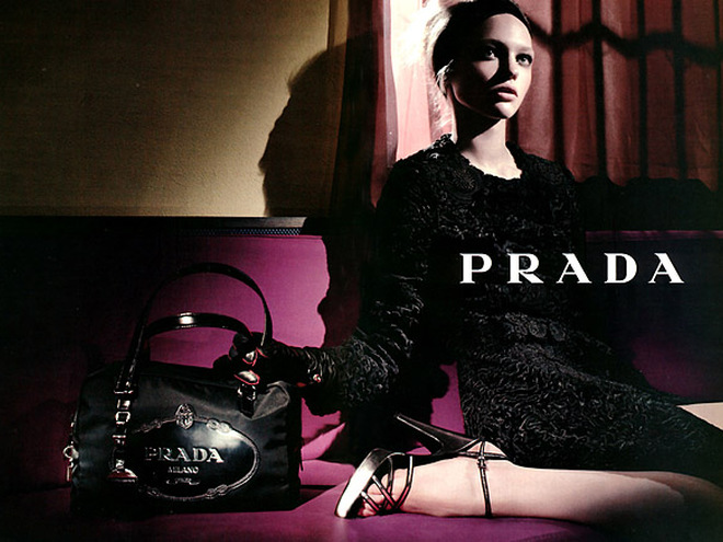 Саша Пивоварова в Prada