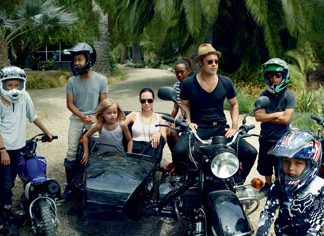 Семья питт джоли и дети COVER