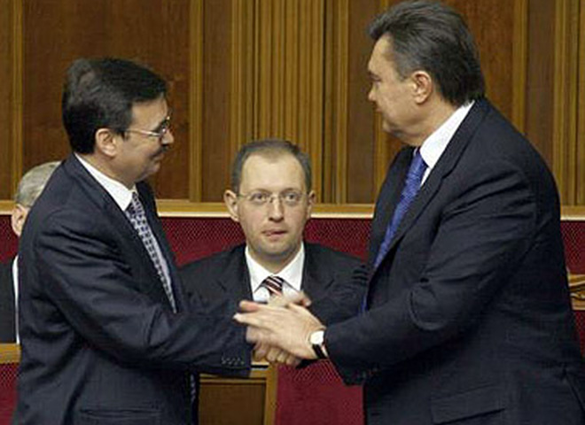 Арсений Яценюк, Виктор Янукович