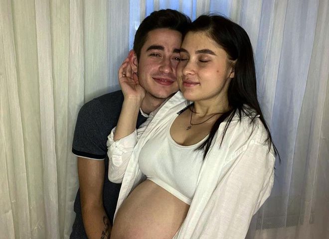 Роман Сасанчин с возлюбленной Иванной